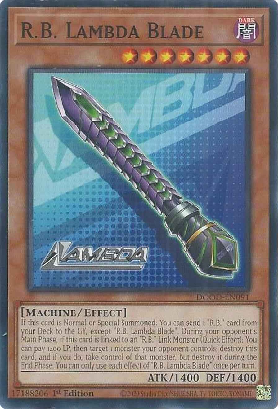 R.B. Lambda Blade [DOOD - DOOD-EN091]